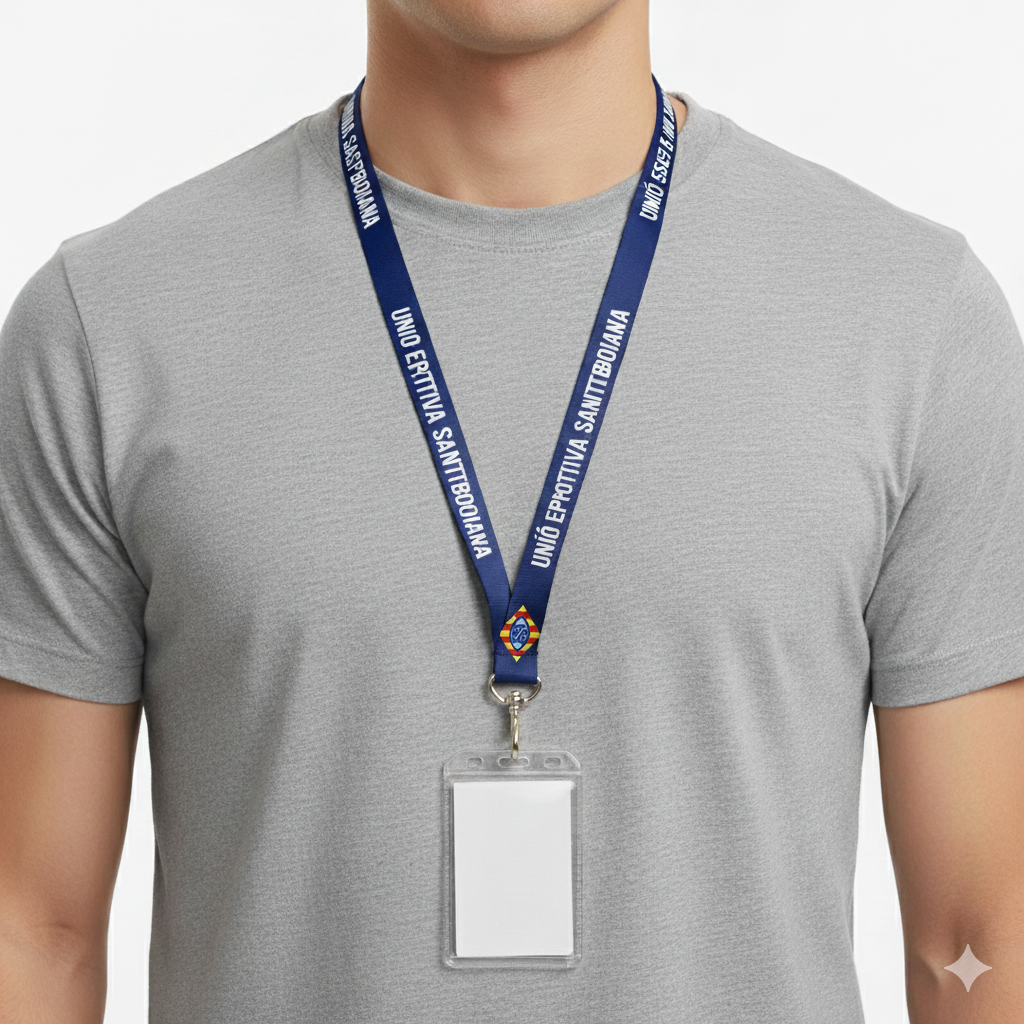 Lanyard azul