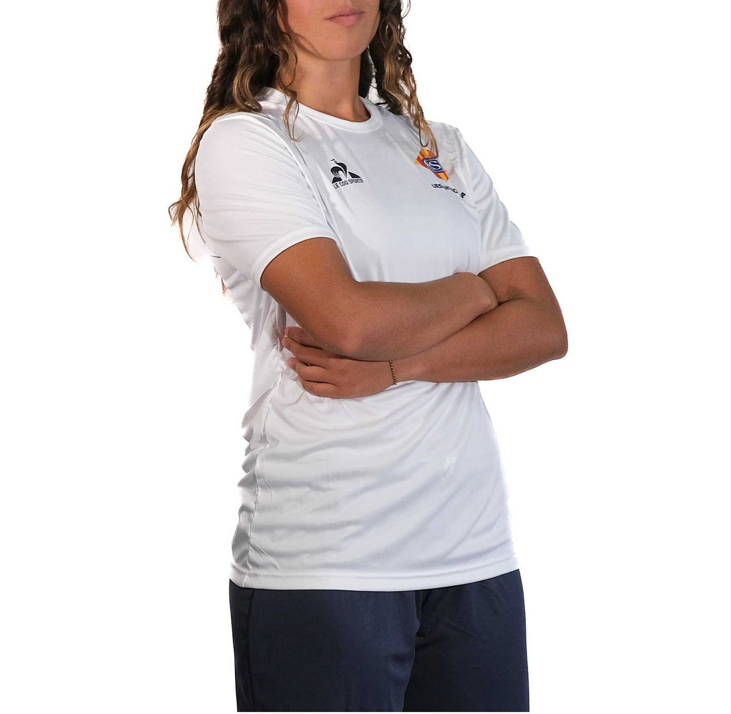 Camiseta técnica blanca adulto